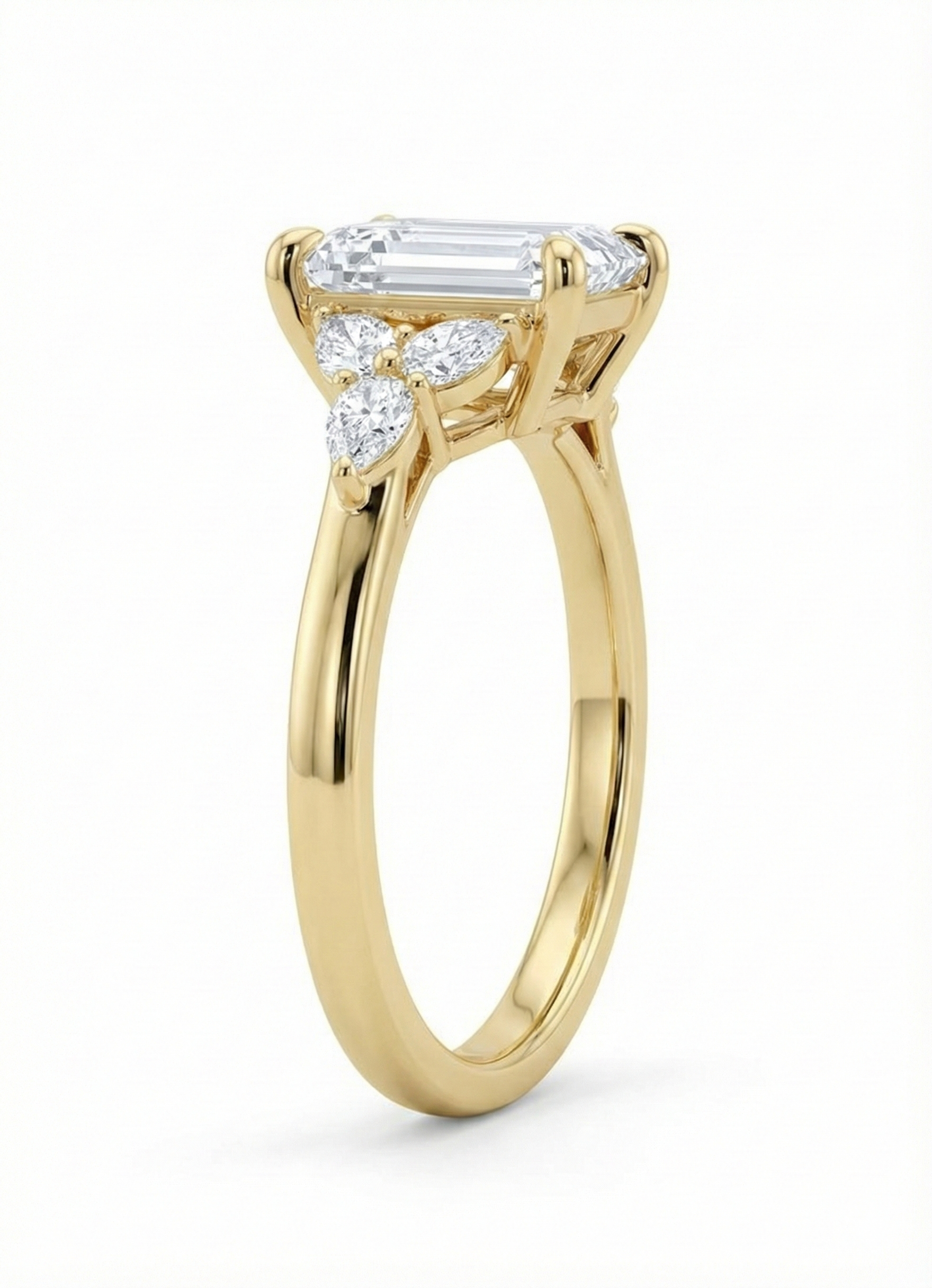 The Plaza | Emerald Cut Art Deco Ring